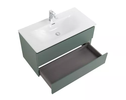 Тумба с раковиной подвесная BelBagno KRAFT-900-2C-SO-VO, 90 см, Еловый Матовый, раковина белая BB-8099-90