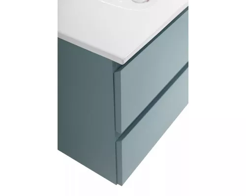 Тумба с раковиной подвесная BelBagno KRAFT-800-2C-SO-AO, 80 см, Голубой Матовый, раковина белая BB800ETL