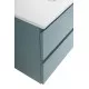 Тумба с раковиной подвесная BelBagno KRAFT-800-2C-SO-AO, 80 см, Голубой Матовый, раковина белая BB800ETL