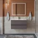 Тумба с раковиной подвесная BelBagno KRAFT-900-2C-SO-GSO, 90 см, Темно-Серый Матовый, раковина белая BB900ETL