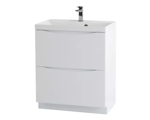 Тумба с раковиной напольная BelBagno MARINO-700 Bianco Lucido, раковина белая