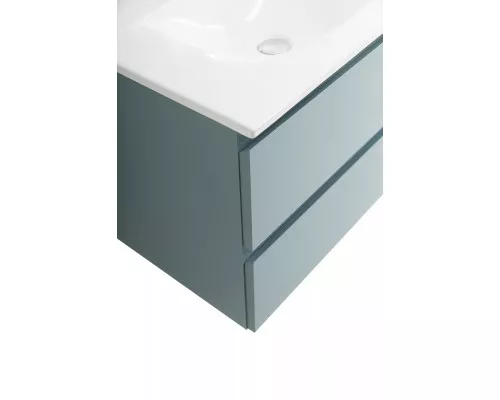 Тумба с раковиной подвесная BelBagno KRAFT-700-2C-SO-AO, 70 см, Голубой Матовый, раковина белая BB-8099-70