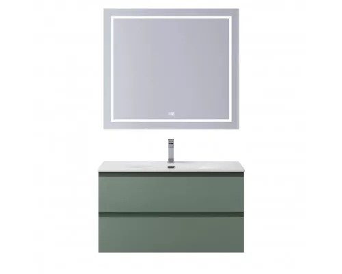 Тумба с раковиной подвесная BelBagno KRAFT-900-2C-SO-VO, 90 см, Еловый Матовый, раковина белая BB-8099-90