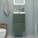 Тумба с раковиной подвесная 40 см, BelBagno UNO-MINI-400-2C-SO-VO Еловый матовый, раковина белая BB-8099-3-40 Тумба с раковиной подвесная 40 см, BelBagno UNO-MINI-400-2C-SO-VO Еловый матовый, раковина белая BB-8099-3-40