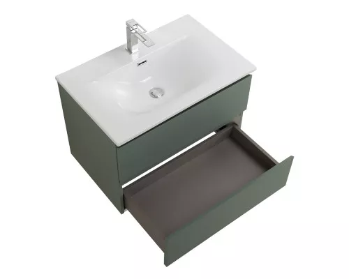 Тумба с раковиной подвесная BelBagno KRAFT-600-2C-SO-VO, 60 см, Еловый Матовый, раковина белая BB-8099-600