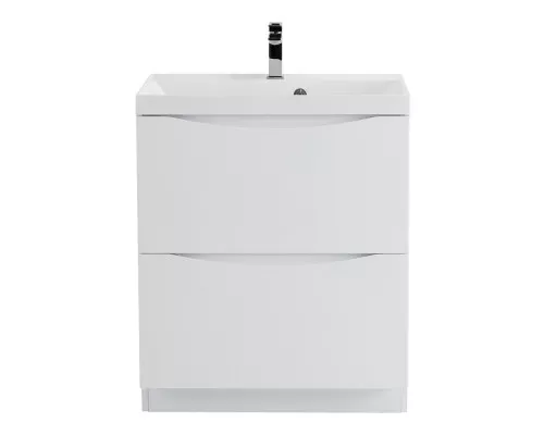 Тумба с раковиной напольная BelBagno MARINO-700 Bianco Lucido, раковина белая