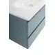 Тумба с раковиной подвесная BelBagno KRAFT-800-2C-SO-AO, 80 см, Голубой Матовый, раковина белая BB-8099-80