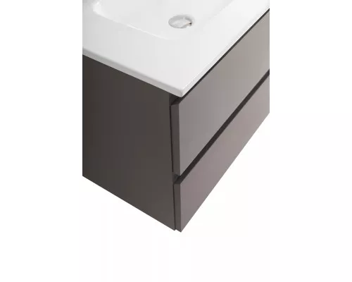 Тумба с раковиной подвесная BelBagno KRAFT-700-2C-SO-GSO, 70 см, Темно-Серый Матовый, раковина белая BB700ETL