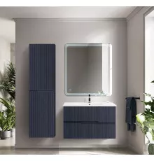 Мебель для ванной подвесная CEZARES DUET-N-800-2C-SO-GR-P Grafito