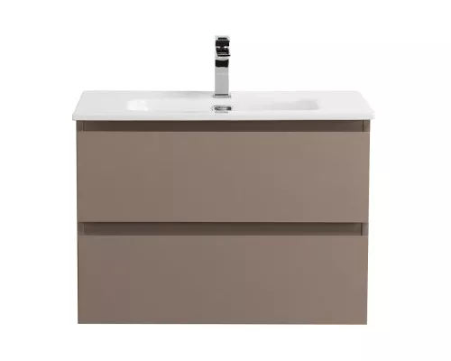 Тумба с раковиной подвесная BelBagno KRAFT-700-2C-SO-CO, 70 см, Бежевый Матовый, раковина белая BB700ETL