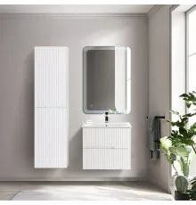 Мебель для ванной подвесная CEZARES DUET-N-600-2C-SO-BL Bianco Lucido эмаль