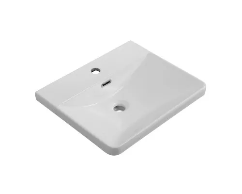 Подвесная тумба с раковиной Belbagno DUE 60 см Rovere Nature DUE-600-2C-SO-RN-P + BB-8076-3-60