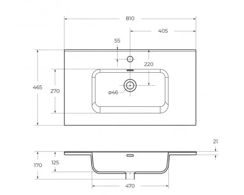Тумба с раковиной подвесная BelBagno KRAFT-800-2C-SO-VO, 80 см, Еловый Матовый, раковина белая BB800ETL