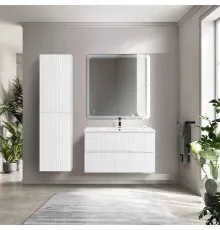 Мебель для ванной подвесная CEZARES DUET-N-900-2C-SO-BL Bianco Lucido эмаль