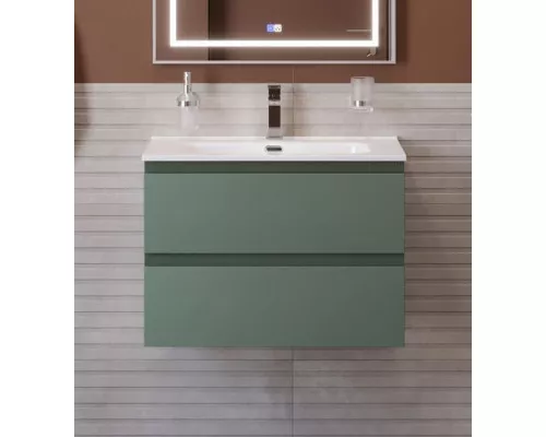 Тумба с раковиной подвесная BelBagno KRAFT-600-2C-SO-VO, 60 см, Еловый Матовый, раковина белая BB600ETL