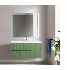 Мебель для ванной подвесная CEZARES DUET-N-800-2C-SO-PS-P Фисташковый Софт