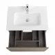 Тумба с раковиной подвесная BelBagno KRAFT-700-2C-SO-CO, 70 см, Бежевый Матовый, раковина белая BB700ETL