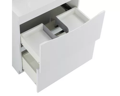 Тумба с раковиной напольная BelBagno MARINO-700 Bianco Lucido, раковина белая