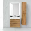 Мебель для ванной BelBagno ACQUA-700 Rovere Rustico, ACQUA-700-2C-SO-RR/BB700/455-LV-MR-ALR