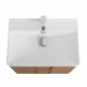 Подвесная тумба с раковиной Belbagno DUE 60 см Rovere Nature DUE-600-2C-SO-RN-P + BB-8076-3-60