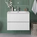 Тумба с раковиной подвесная 80 см, BelBagno UNO-MINI-800-2C-SO-BO Белая матовая, раковина белая BB-8099-3-80 Тумба с раковиной подвесная 80 см, BelBagno UNO-MINI-800-2C-SO-BO Белая матовая, раковина белая BB-8099-3-80