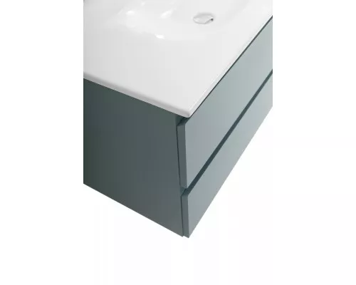 Тумба с раковиной подвесная BelBagno KRAFT-900-2C-SO-AO, 90 см, Голубой матовый, раковина белая BB-8099-90