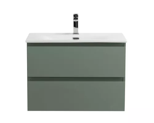 Тумба с раковиной подвесная BelBagno KRAFT-700-2C-SO-VO, 70 см, Еловый Матовый, раковина белая BB-8099-70