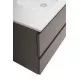 Тумба с раковиной подвесная BelBagno KRAFT-900-2C-SO-GSO, 90 см, Темно-Серый Матовый, раковина белая BB900ETL