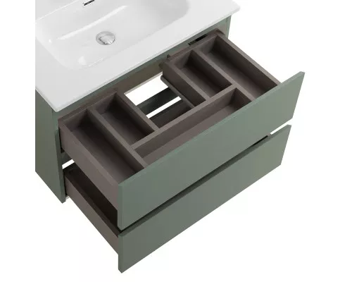 Тумба с раковиной подвесная BelBagno KRAFT-600-2C-SO-VO, 60 см, Еловый Матовый, раковина белая BB600ETL