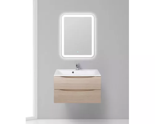 Тумба с раковиной подвесная BelBagno MARINO-800 Rovere Grigio, раковина белая  BB800/450-LV-MR-AST