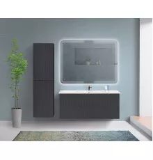 Мебель для ванной подвесная CEZARES DUET-N-1200-2C-SO-GR-P Grafito
