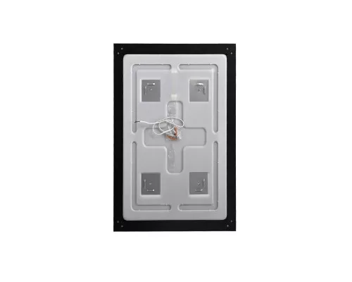 Зеркало в алюминиевой раме со встроенным светильником BelBagno SPC-KRAFT-500-900-SENS-NERO