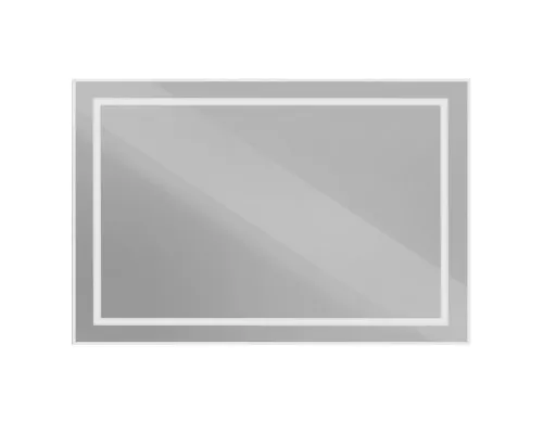 Зеркало в алюминиевой раме со встроенным светильником BelBagno SPC-KRAFT-1200-800-SENS-AL