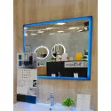 Зеркало со встроенной LED подсветкой, системой Антизапотевания, реверсивное 98x90 CEZARES Blu Petrolio 45048 Зеркало со встроенной LED подсветкой, системой Антизапотевания, реверсивное 98x90 CEZARES Blu Petrolio 45048