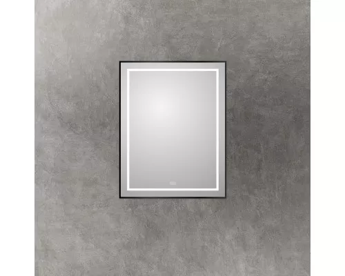Зеркало в раме с подсветкой сенсорным выкл. и подогревом BelBagno SPC-KRAFT-700-900-LED-TCH-WARM-NERO