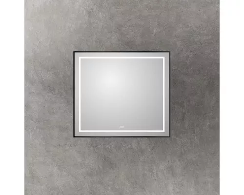 Зеркало в раме с подсветкой сенсорным выкл. и подогревом BelBagno SPC-KRAFT-900-800-LED-TCH-WARM-NERO
