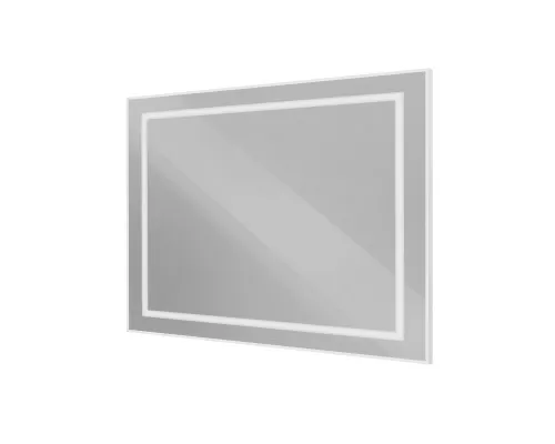 Зеркало в алюминиевой раме со встроенным светильником BelBagno SPC-KRAFT-1000-800-SENS-AL