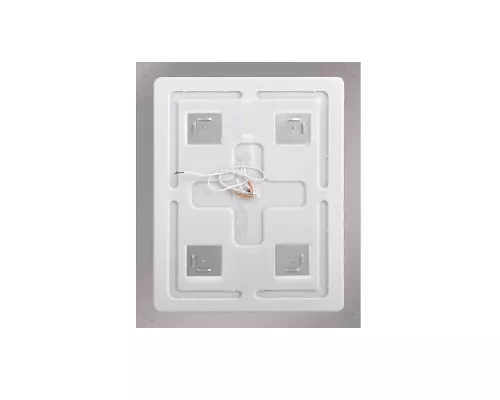 Зеркало в алюминиевой раме со встроенным светильником BelBagno SPC-KRAFT-1200-800-SENS-AL