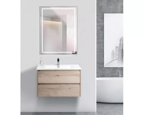 Зеркало в раме с подсветкой сенсорным выкл. и подогревом BelBagno SPC-KRAFT-700-900-LED-TCH-WARM