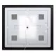 Зеркало в раме с подсветкой сенсорным выкл. и подогревом BelBagno SPC-KRAFT-800-800-LED-TCH-WARM-NERO
