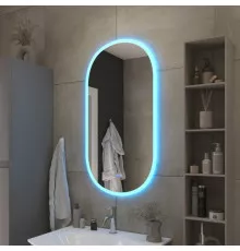 Зеркало 550x1050х30мм с контурной разноцветной подсветкой RGB и сенсорным выключателем CEZARES CZR-SPC-ELS-550-1050-RGB-TCH