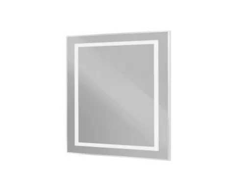 Зеркало в алюминиевой раме со встроенным светильником BelBagno SPC-KRAFT-900-800-SENS-AL