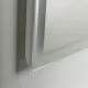 Зеркало с встроенным светильником и кнопочным выключателем BelBagno SPC-GRT-900-800-LED-BTN