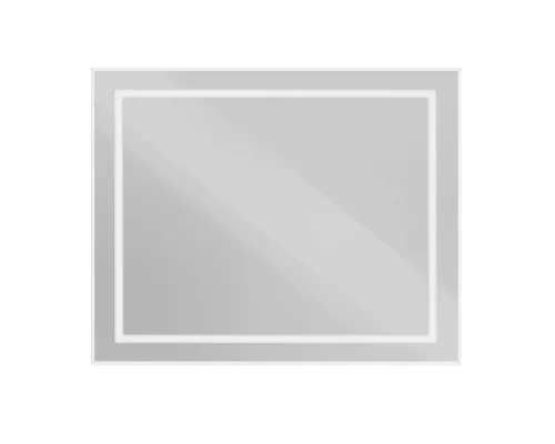 Зеркало в алюминиевой раме со встроенным светильником BelBagno SPC-KRAFT-1000-800-SENS-AL