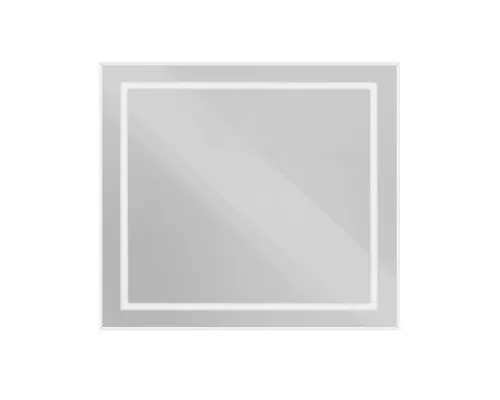 Зеркало в алюминиевой раме со встроенным светильником BelBagno SPC-KRAFT-900-800-SENS-AL