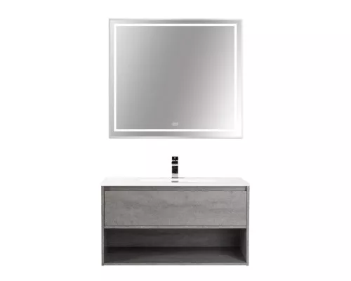 Зеркало в раме с подсветкой сенсорным выкл. и подогревом BelBagno SPC-KRAFT-900-800-LED-TCH-WARM