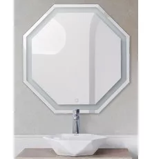 Зеркало с встроенным светильником и сенсорным выключателем BelBagno SPC-OTT-800-800-LED-TCH