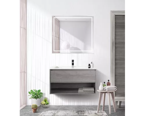 Зеркало в раме с подсветкой сенсорным выкл. и подогревом BelBagno SPC-KRAFT-900-800-LED-TCH-WARM