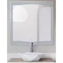 Зеркало с встроенным светильником и сенсорным выключателем BelBagno SPC-LNS-800-800-LED-TCH