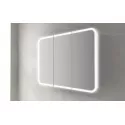 Зеркальный шкаф с тремя распашными дверьми с LED подсветкой дверей CEZARES 84216